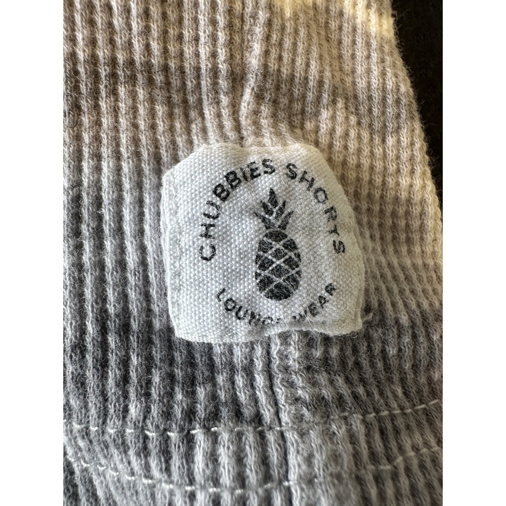 Chubbies Men's Tropical Slumbers Shorts Medium Gray Waffle Thermal Pajama - Picture 5 of 8